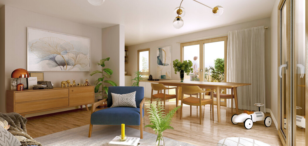 Programme immobilier neuf Les Balcons - Saint-Denis : appartements neufs du studio au 4 pièces au pied du métro 13 (93200) - Référence : 15768