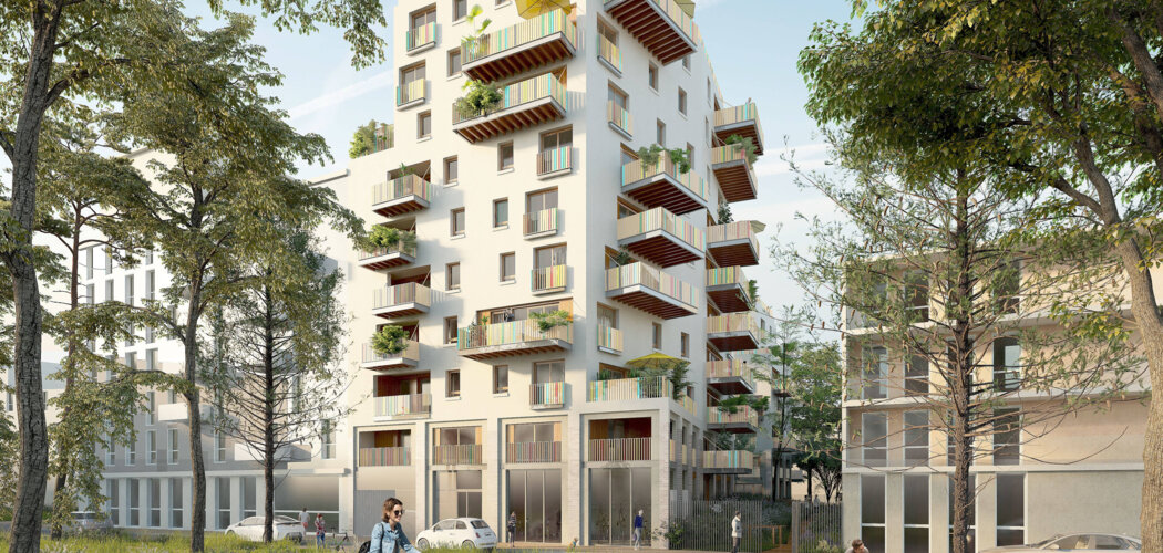 Programme immobilier neuf Les Balcons - Saint-Denis : appartements neufs du studio au 4 pièces au pied du métro 13 (93200) - Référence : 15768