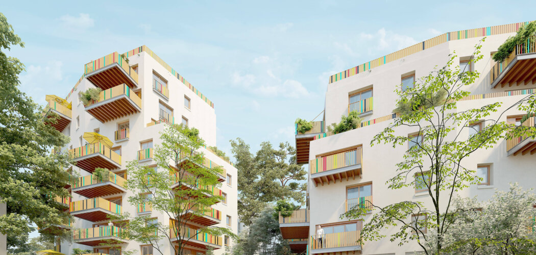 Programme immobilier neuf Les Balcons - Saint-Denis : appartements neufs du studio au 4 pièces au pied du métro 13 (93200) - Référence : 15768