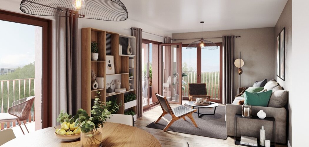 Programme immobilier neuf APOGEE - Saint-Denis : appartements neufs du studio au 5 pièces en village des Athlètes (93200) - Référence : 15431