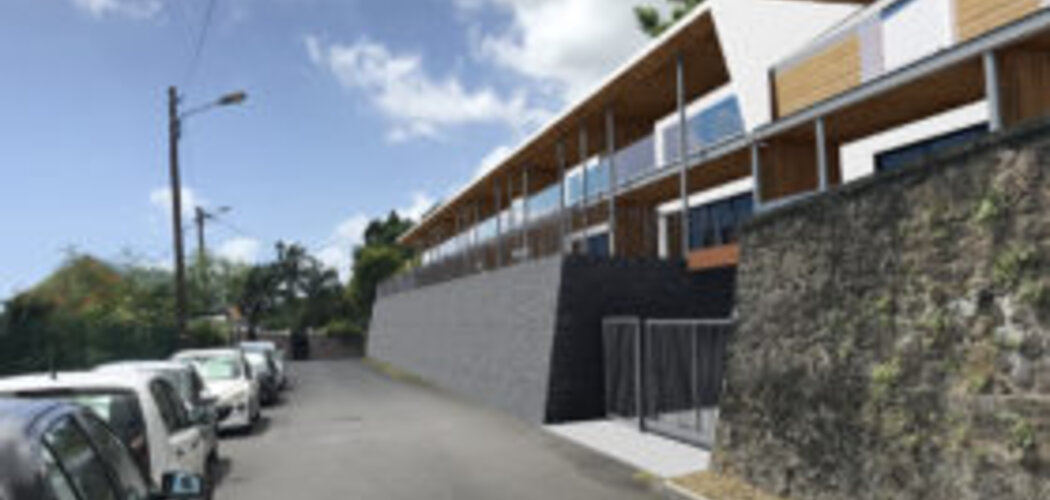 Programme immobilier neuf Les Jardins d'Elya - Saint-Denis : Appartements T3–T5 avec jardins, parkings et normes énergétiques dans le quartier Bellepierre (97400) - Référence : 14260