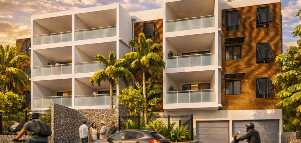 Programme immobilier neuf CALAME - Saint-Denis Bas de Saint-François à La Réunion (97400) - Référence : 17777
