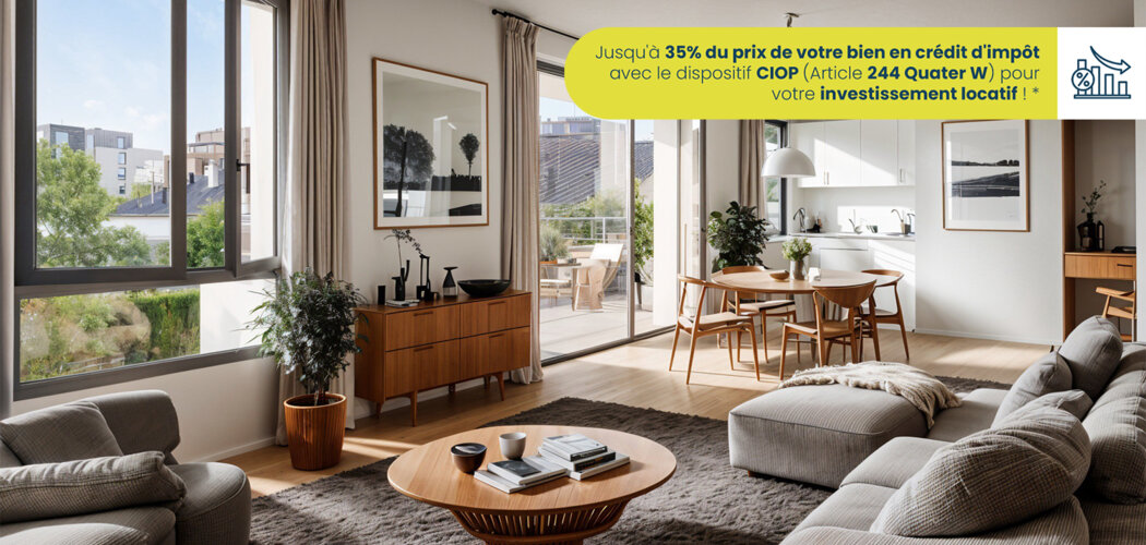 Programme immobilier neuf GIULIA - Saint-Denis centre-ville à deux pas du littoral (97400) - Référence : 12947