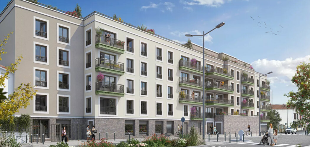 Programme immobilier neuf Le Jade - Saint-Denis cœur du quartier Potier proche RER D et Tram T11 (93200) - Référence : 16660