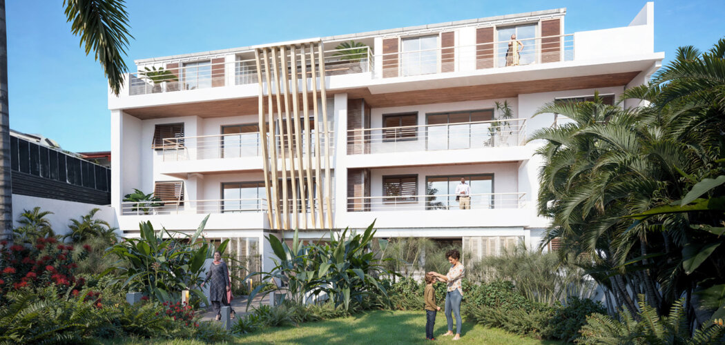 Programme immobilier neuf Résidence Lena - Saint-Denis résidence contemporaine dans un écrin de verdure (97400) - Référence : 18240