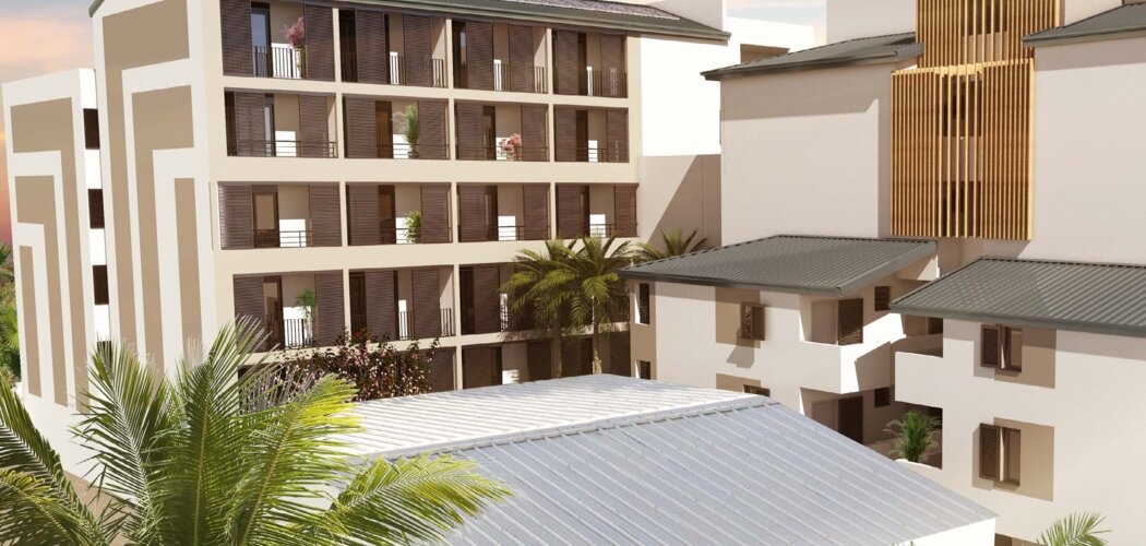 Programme immobilier neuf FLO'é - Saint-Denis : résidence étudiante proche de l’Université avec studios et T2 (97490) - Référence : 14270