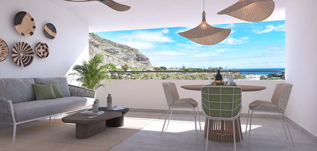 Programme immobilier neuf RESIDENCE COLIBRI DES MOLIERES - Saint-Denis, résidence neuve et vue mer à 15 min du centre-ville (97400) - Référence : 11182