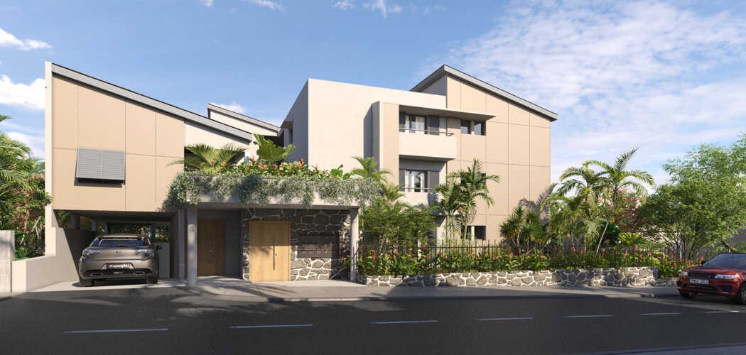 Programme immobilier neuf RESIDENCE COLIBRI DES MOLIERES - Saint-Denis, résidence neuve et vue mer à 15 min du centre-ville (97400) - Référence : 11182