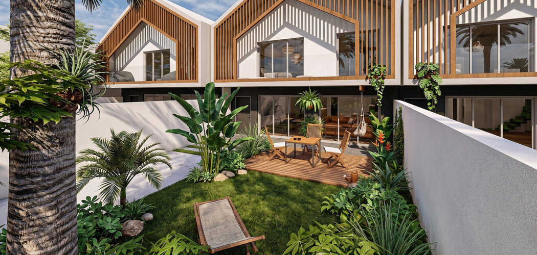 Programme immobilier neuf LES VILLAS HERMIONE - Saint-Denis villas d’architecte avec jardin et varangue (97400) - Référence : 18241