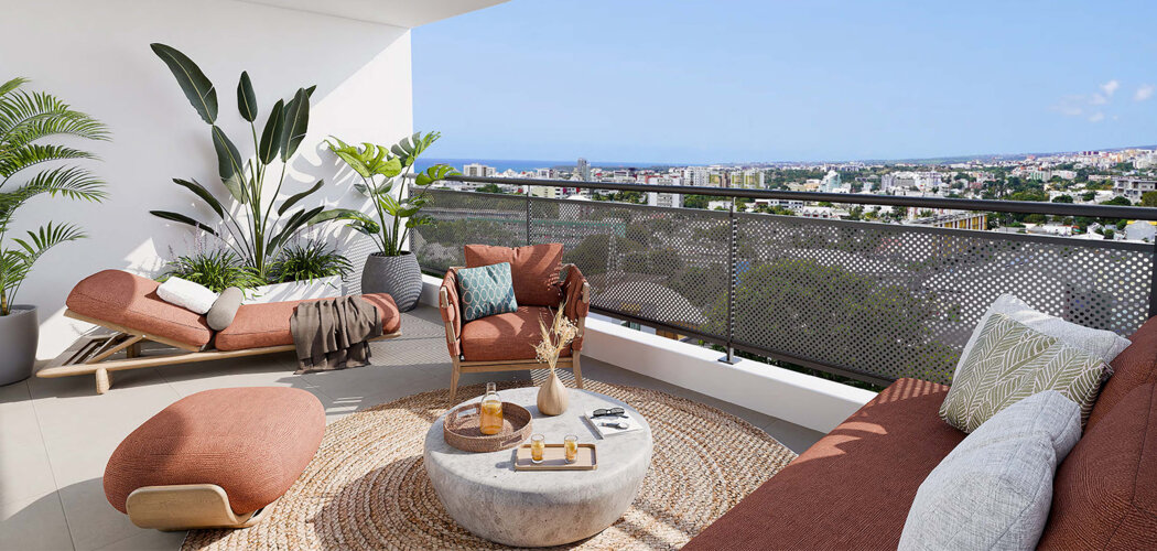 Programme immobilier neuf ECRIN DE BELLEPIERRE - Saint-Denis, vue mer d’exception dans le quartier Bellepierre (97400) - Référence : 13694