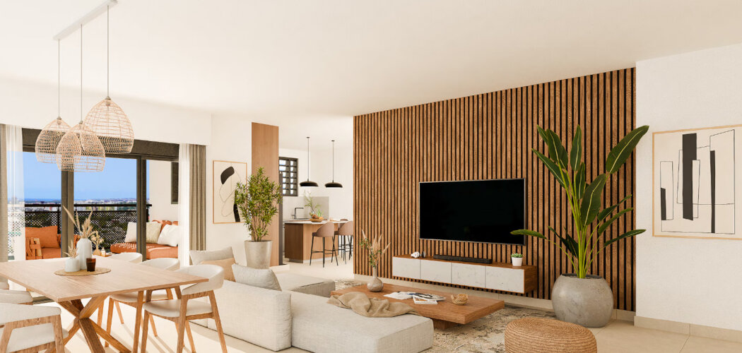 Programme immobilier neuf ECRIN DE BELLEPIERRE - Saint-Denis, vue mer d’exception dans le quartier Bellepierre (97400) - Référence : 13694