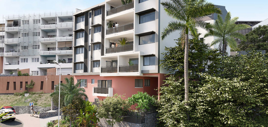 Programme immobilier neuf ECRIN DE BELLEPIERRE - Saint-Denis, vue mer d’exception dans le quartier Bellepierre (97400) - Référence : 13694