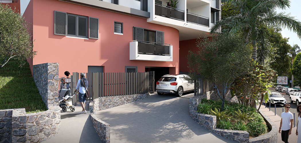 Programme immobilier neuf ECRIN DE BELLEPIERRE - Saint-Denis, vue mer d’exception dans le quartier Bellepierre (97400) - Référence : 13694