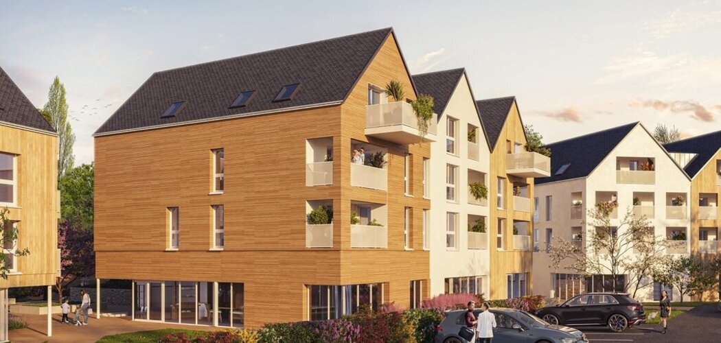 Programme immobilier neuf PAPYRUS - Saint-Erblon : appartements neufs aux portes de Rennes, parc de l’Ise et architecture boisée (35230) - Référence : 10275