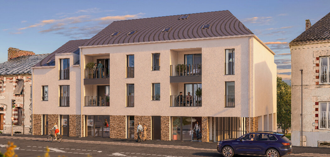 Programme immobilier neuf YELLOW - Saint-Étienne-de-Montluc résidence proche de la gare et de Nantes (44360) - Référence : 18214