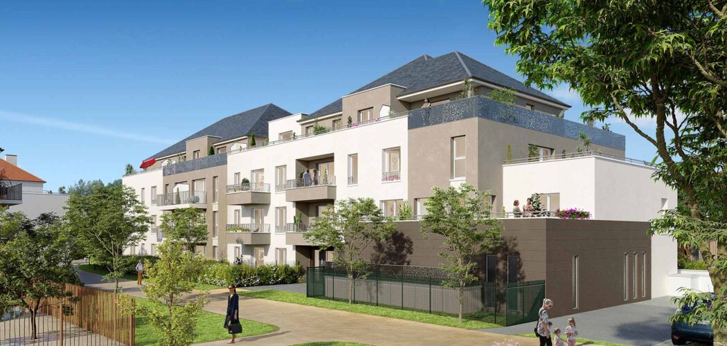 Programme immobilier neuf Green Central - Saint-Fargeau-Ponthierry, résidence neuve à 8 km de Melun et 40 km de Paris (77310) - Référence : 15975