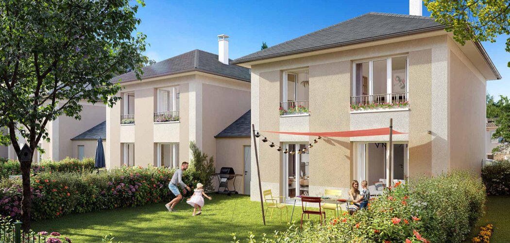Programme immobilier neuf Green Central - Saint-Fargeau-Ponthierry, résidence neuve à 8 km de Melun et 40 km de Paris (77310) - Référence : 15975