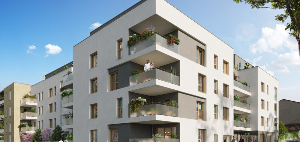 Programme immobilier neuf Square Rabelais - Saint-Fons : appartements neufs du studio au 4 pièces en plein centre-ville (69190) - Référence : 18008
