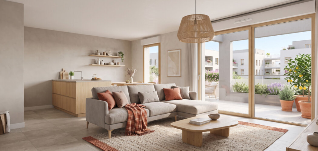 Programme immobilier neuf Square Rabelais - Saint-Fons : appartements neufs du studio au 4 pièces en plein centre-ville (69190) - Référence : 18008