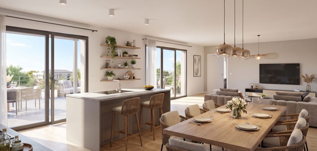 Programme immobilier neuf Lumiflore - Saint-Genis-Laval à proximité du métro B (69230) - Référence : 16018