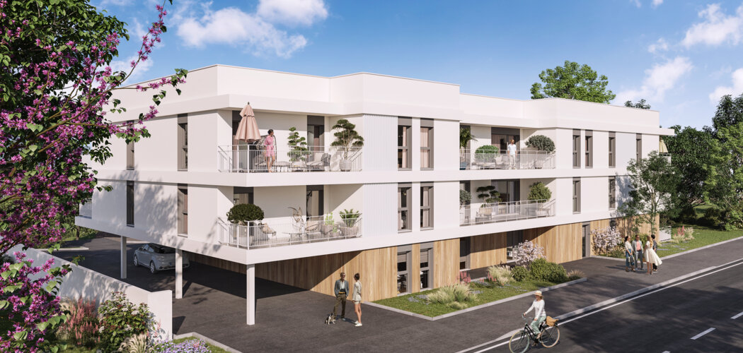 Programme immobilier neuf LE QUARK - Saint-Genis-Pouilly, résidence neuve à 6 min de la frontière suisse et du lac Léman (01630) - Référence : 15973