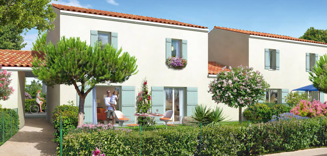 Programme immobilier neuf Arénaria -  Saint-Georges-D'Oléron : maisons et appartements neufs du 2 au 5 pièces proche de l’océan (17190) - Référence : 14574