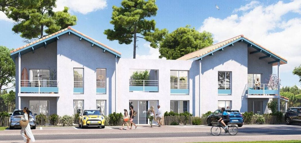 Programme immobilier neuf OPHELIA - Saint-Georges-de-Didonne : appartements neufs du studio au 3 pièces à 1km des plages (17110) - Référence : 14589