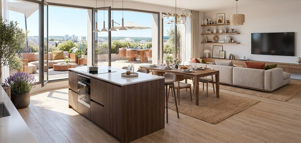 Programme immobilier neuf CLOS SAINT LOUIS - Acte IV : Résidences Ourches - Saint-Germain-en-Laye adresse familiale au Clos Saint-Louis (78100) - Référence : 17359