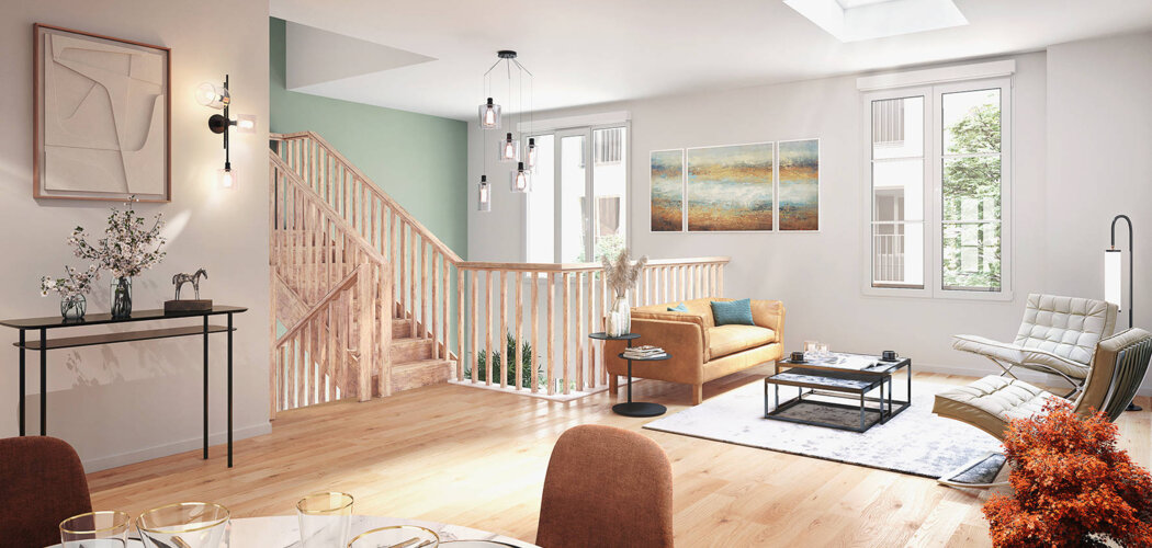Programme immobilier neuf CLOS SAINT LOUIS - DESOYER - Saint-Germain-en-Laye : appartements neufs du studio au 5 pièces à 850 m du RER A (78100) - Référence : 15506