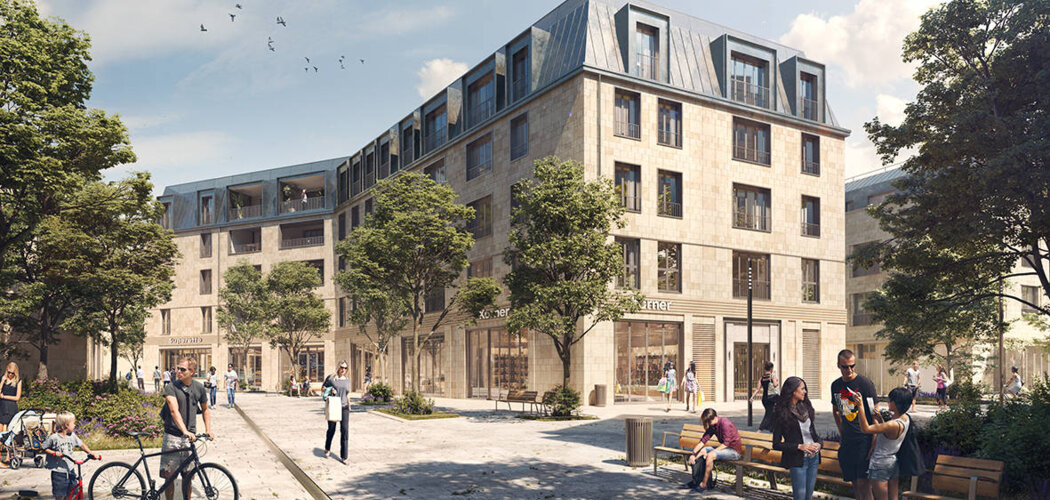 Programme immobilier neuf CLOS SAINT LOUIS - DESOYER - Saint-Germain-en-Laye : appartements neufs du studio au 5 pièces à 850 m du RER A (78100) - Référence : 15506