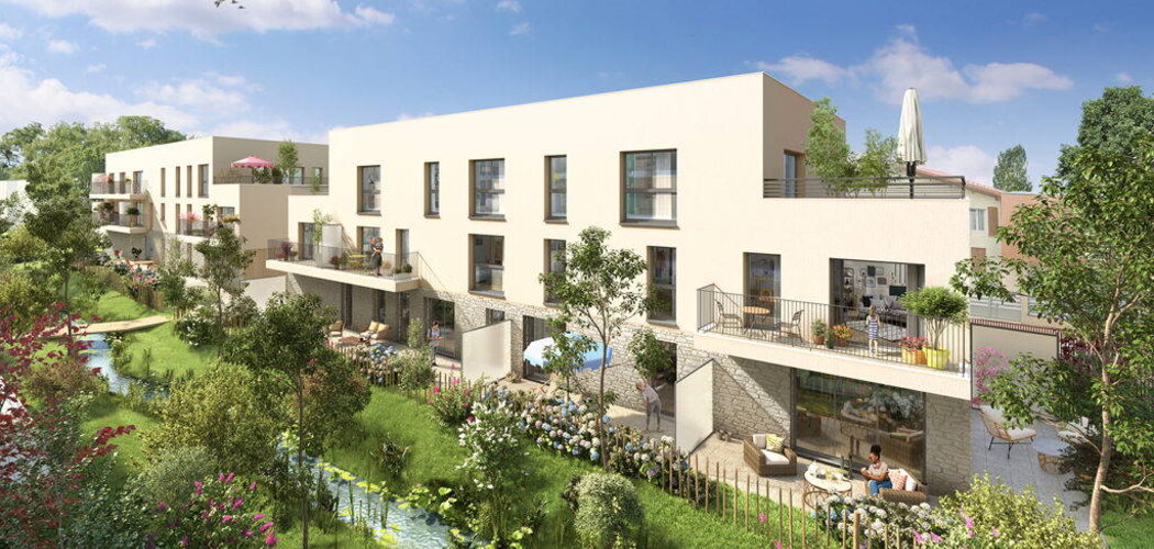 Programme immobilier neuf VILLA RIVA - Saint-Germain-en-Laye : Appartements studio–T5 avec terrasses, garage et RT2012 proche du lycée international (78100) - Référence : 14290