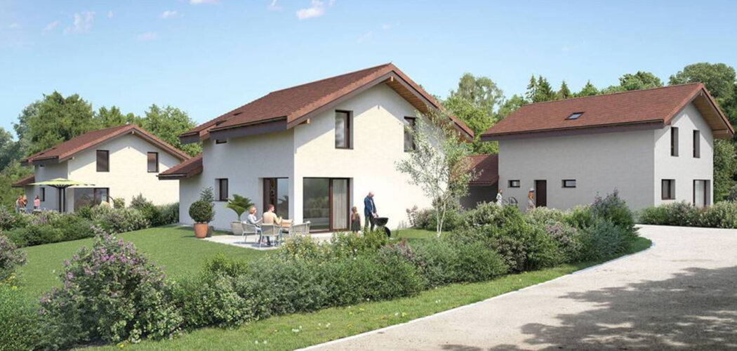 Programme immobilier neuf LES VILLAS PREAMBULE - Saint-Germain-sur-Rhône maisons avec jardin proches de Genève (01200) - Référence : 18004