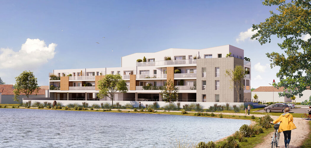 Programme immobilier neuf Terres d'Asgard - Saint-Gilles-Croix-de-Vie : 29 logements neufs T2–T5 à 15 min du port et de la plage (85800) - Référence : 15830