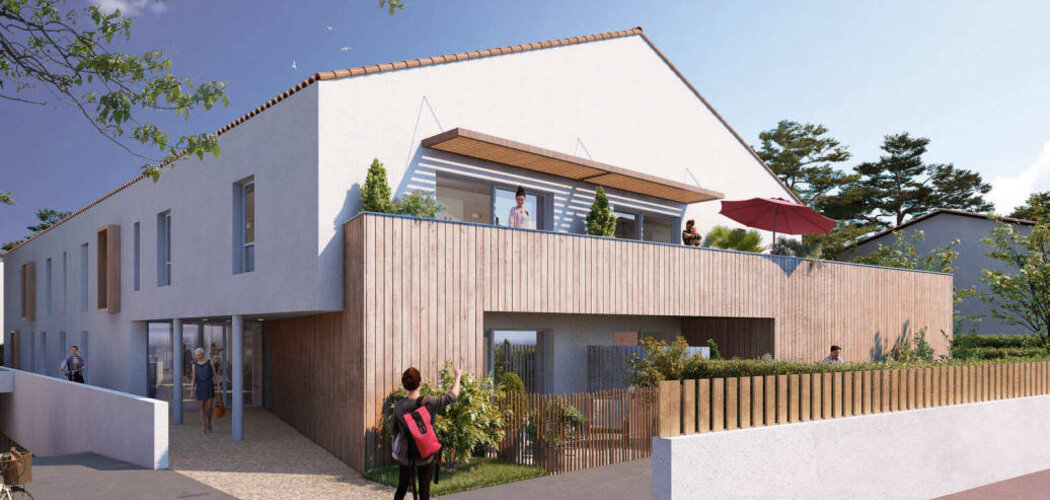 Programme immobilier neuf Aloza - Saint-Gilles-Croix-de-Vie : appartements neufs du studio au 3 pièces proche de la mer (85800) - Référence : 14980