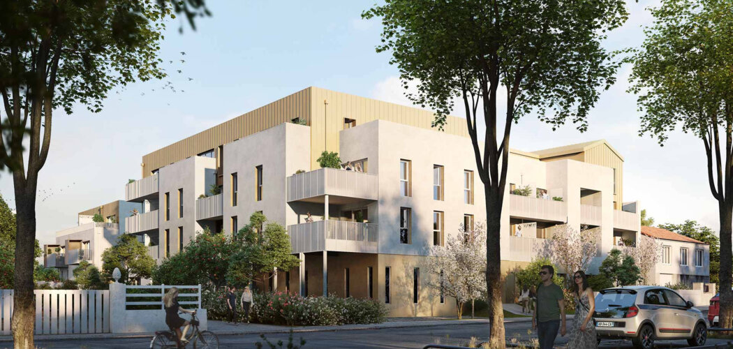 Programme immobilier neuf MAYA - Saint-Herblain à deux pas du parc de la Carrière (44800) - Référence : 11572