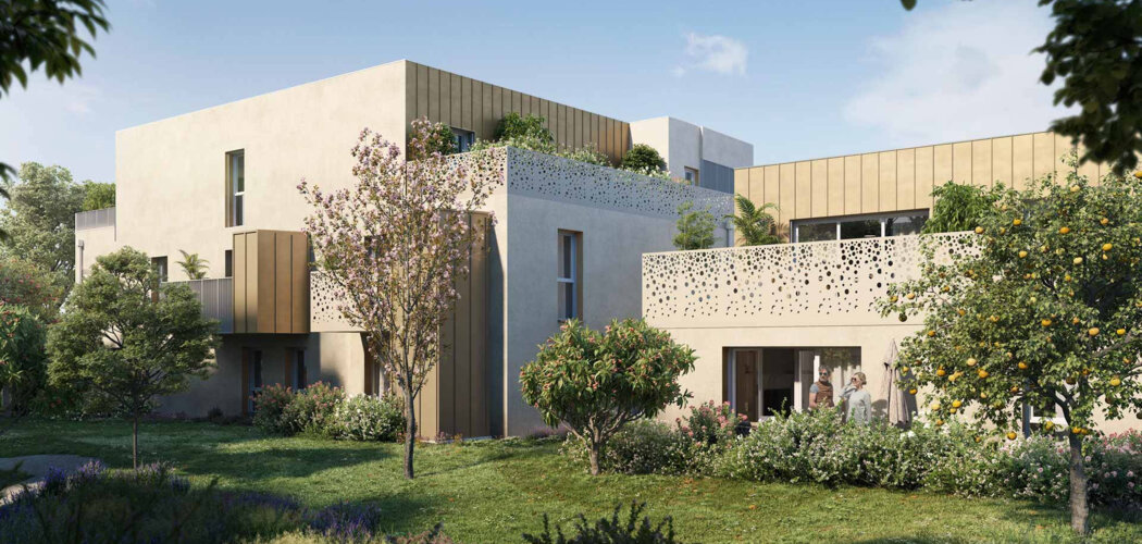 Programme immobilier neuf MAYA - Saint-Herblain à deux pas du parc de la Carrière (44800) - Référence : 11572