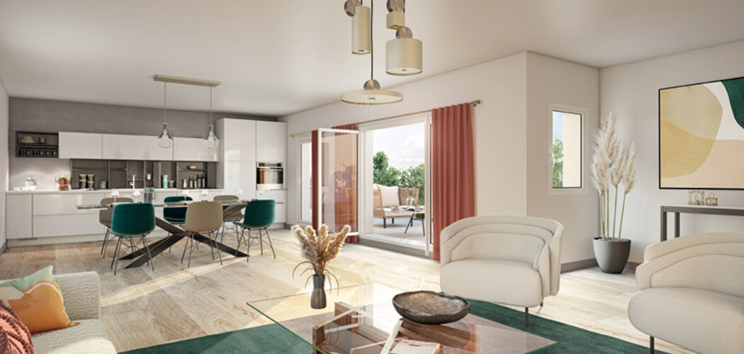 Programme immobilier neuf LES HAUTS DE CHEVERNY - Saint-Herblain à proximité de Nantes (44800) - Référence : 13100