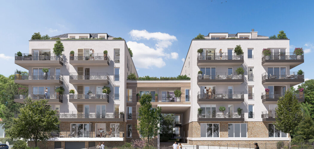 Programme immobilier neuf Les Terrasses des Floralies - Saint-Herblain à quelques pas du tramway ligne 3 (44800) - Référence : 15504