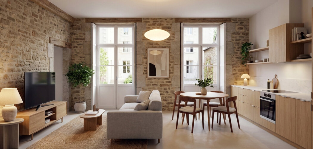 Programme immobilier neuf Manoir de la Garotterie - Saint-Herblain appartements réhabilités au Manoir La Garotterie (44800) - Référence : 18087