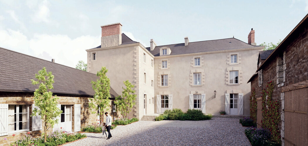 Programme immobilier neuf Le Manoir de la Garotterie - Saint-Herblain, investir dans un manoir réhabilité près de Nantes (44800) - Référence : 17675