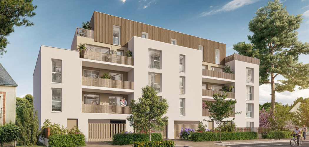 Programme immobilier neuf Cîméa - Saint-Herblain près du centre de Nantes en tramway (44800) - Référence : 15509
