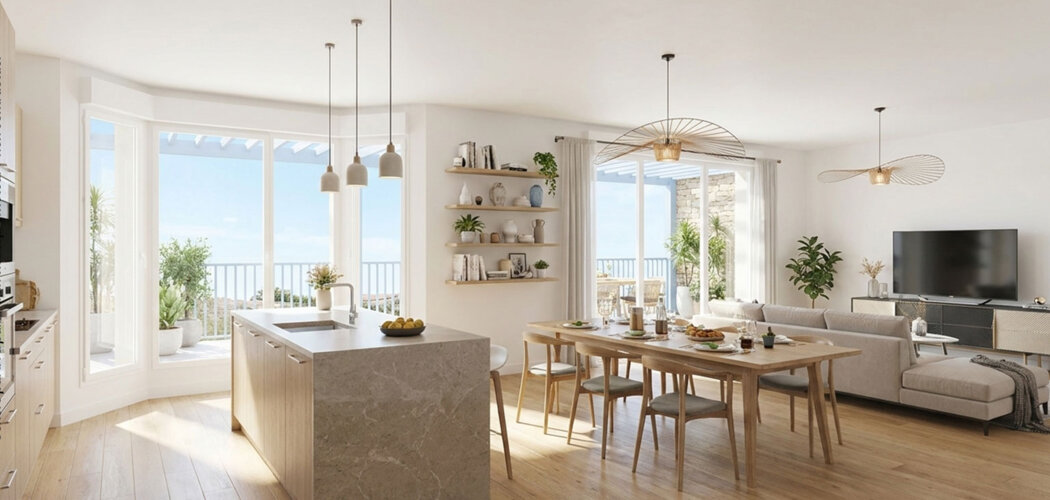 Programme immobilier neuf Beau rivage - Saint Hilaire de Riez appartements proches plage et front de mer (85270) - Référence : 17525