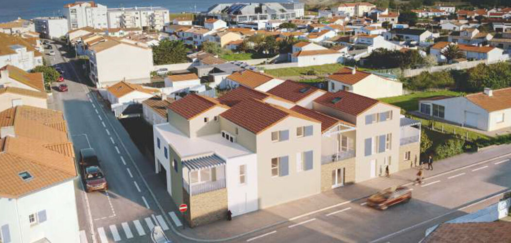 Programme immobilier neuf Beau rivage - Saint Hilaire de Riez appartements proches plage et front de mer (85270) - Référence : 17525