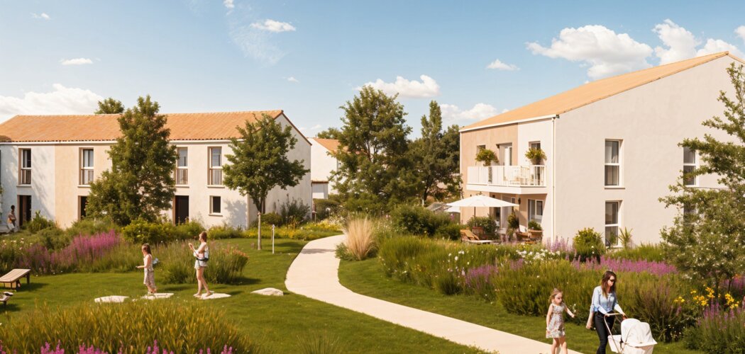 Programme immobilier neuf Domaine des Aubrais - Apparts - Saint-Hilaire-de-Riez entre nature et océan (85270) - Référence : 16487