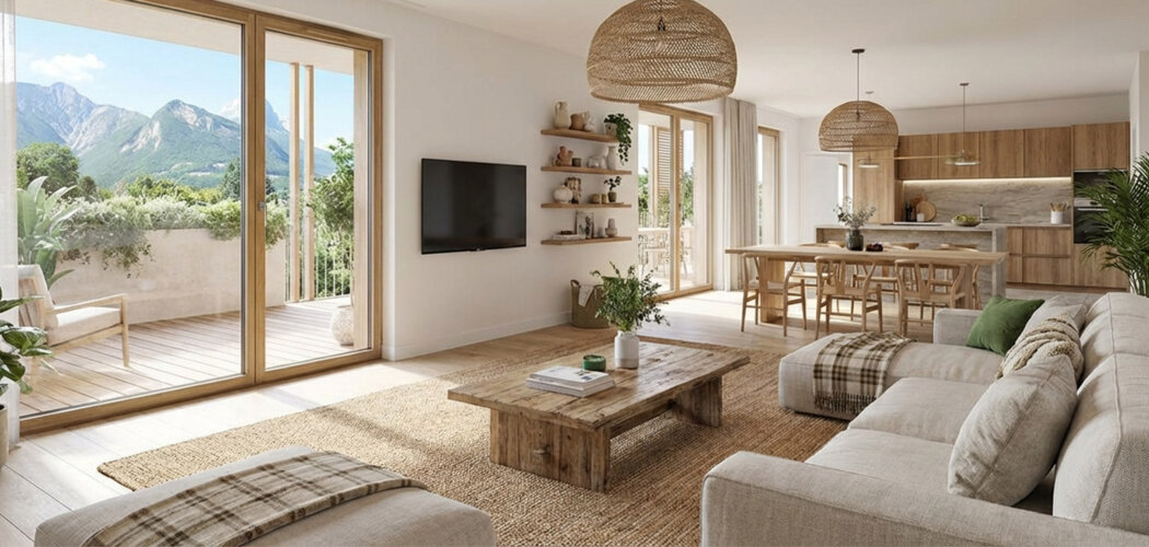Programme immobilier neuf FLEUR DE VIGNE - Saint-Ismier implantée au cœur du Grésivaudan (38330) - Référence : 13809