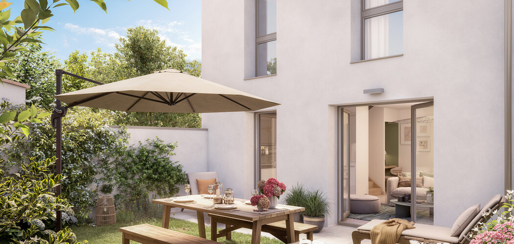 Programme immobilier neuf Honoré - Saint-Jacques-de-la-Lande : appartements et maison neuve T2–T5 à 8 min du métro La Courrouze (35136) - Référence : 15288