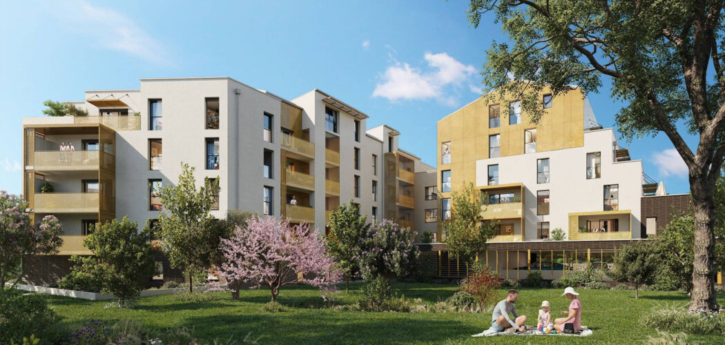 Programme immobilier neuf ESCALE - Saint-Jean-de-Braye aux portes d’Orléans (45800) - Référence : 15602