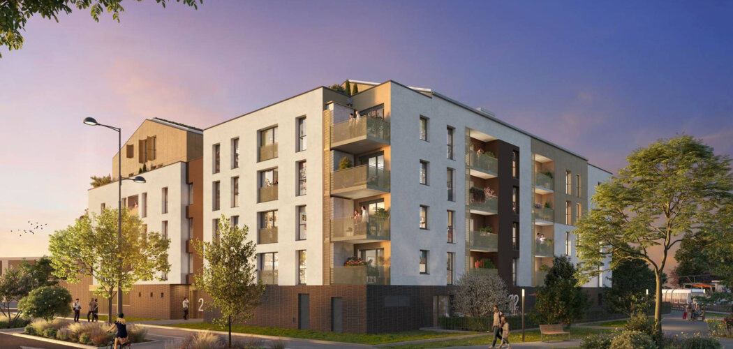 Programme immobilier neuf ESCALE - Saint-Jean-de-Braye aux portes d’Orléans (45800) - Référence : 15602
