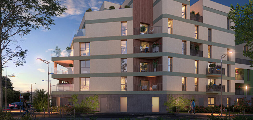 Programme immobilier neuf Les Terrasses de Jade - Saint-Jean-de-Braye aux portes d’Orléans en 20 min (45800) - Référence : 15607