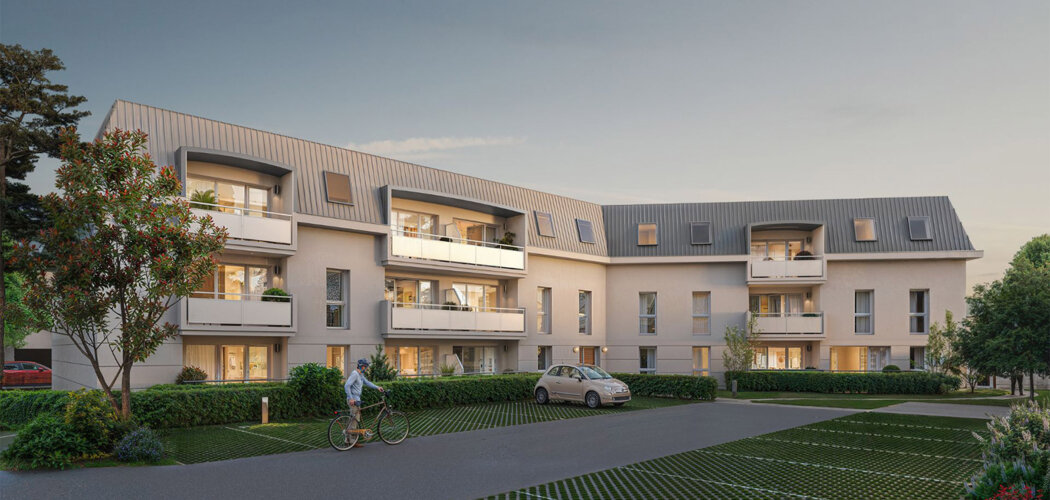 Programme immobilier neuf Bleu Rivage - Saint-Jean-de-Monts à proximité à vélo des plages (85160) - Référence : 16446